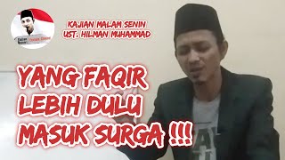 Keutamaan Fakir dalam Islam_Ust.Hilman Muhammad