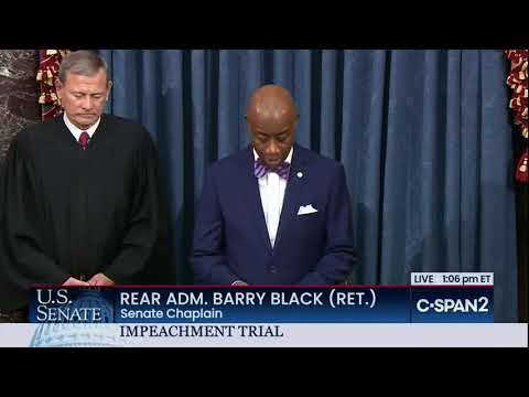 Daily Congress Prayer, Senate, January 24, 2020, Chaplain Black - YouTube