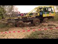 extrem offroad truck tatra 8x8 demolition of trees