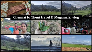 vlog#13 தேனியில் ஒரு அழகிய இடம் - மேகமலை ||Chennai to Theni Travel Vlog #vlog