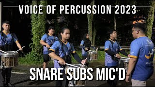 VOP SUBS: Snareline 2023 Mic'd