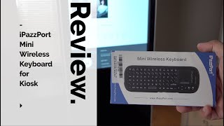 Mini Bluetooth Keyboard For Kiosk Display by iPazzPort - Setup \u0026 Review