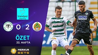 Merkur-Sports | T. Konyaspor (0-2) C. Alanyaspor - Highlights/Özet | Trendyol Süper Lig - 2023/24
