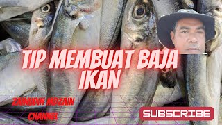 TIP MEMBUAT BAJA DARI SISA IKAN/TIPS FOR MAKING FISH WASTE FERTILIZER. #baja#organic#pupukorganik