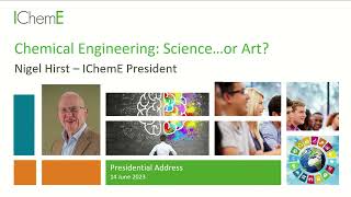 IChemE Presidential Address 2023