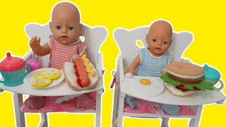 Baby Born Doll Feeding and changing Routine Compilation