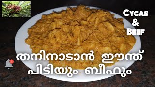 തനിനാടാൻ ഈന്ത് പിടിയും ബീഫും | Cycas and Beef Dish