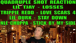 Quadruple Reaction: Lil Tjay, Trippie Redd, Lil Durk and NLE Choppa