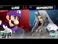 delfino maza 2023 top 32 waka luigi vs. rox sheik sephiroth ssbu tournament