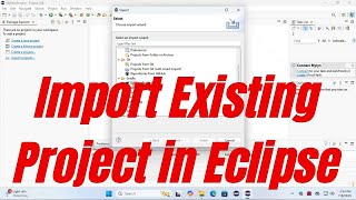 how to import existing project in eclipse workspace | Eclipse Shortcuts | Eclipse Tutorial