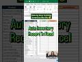 Easy EXCEL Auto Inventory Record Made Simple #excel #excelfunctions #exceltutorial