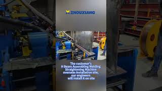 H Beam Assembling Welding Straightening Machine