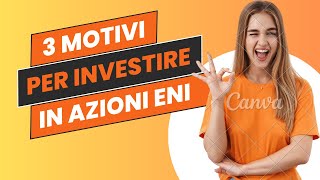 Investire in Azioni ENI + Dividendi | portafoglio fai da te