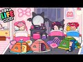 UMA NOITE na CASA DA HELLO KITTY (Toca Life World) ‹ Luli Rarity ›