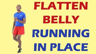 30 Minute FUN Running In Place Workout to Flatten Your Belly 🔥 330 Calories 🔥