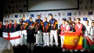 Nika Karate - WM 2011  in Chicago Shotokan (Siegerährung)