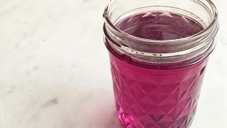 How to Make Violet Syrup