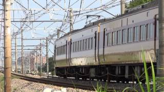 高崎線 あかぎ4号 4004M 185系OM08編成 本庄～岡部 2013.07.28