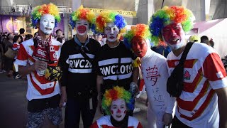 Japan and Samoa fans in Toyota for 2019 Rugby World Cup