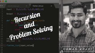 Recursion | Interview Question | Flatten List