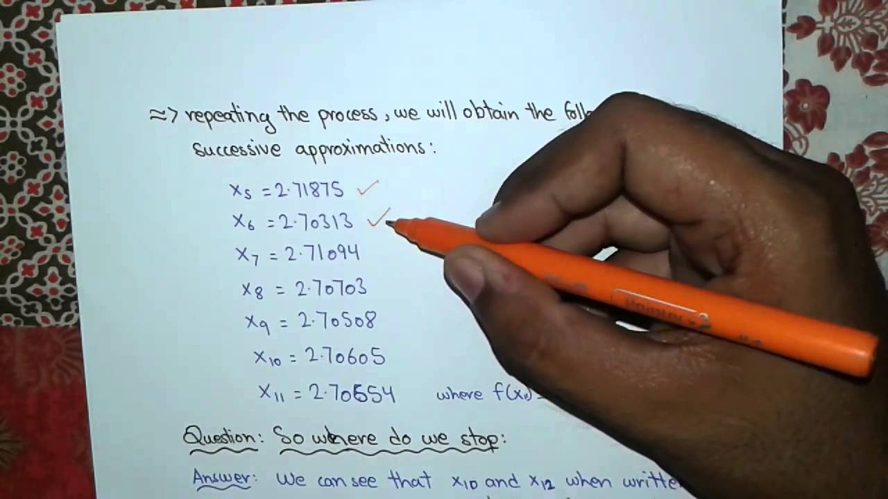 Numerical Analysis: Bisection Method - YouTube