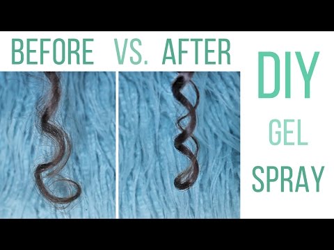 DIY Gel Spray For Frizz Free Curls DIY Gel Spray For Frizz Free Curls