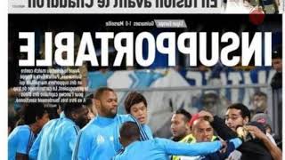 Shame! European papers react to Marseille defender Patrice Evra kicking his own fan in the face