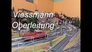 Viessmann - Oberleitung  -Tutorial-   Bau-Projekt auf einer Märklin Anlage mit Rohrausleger