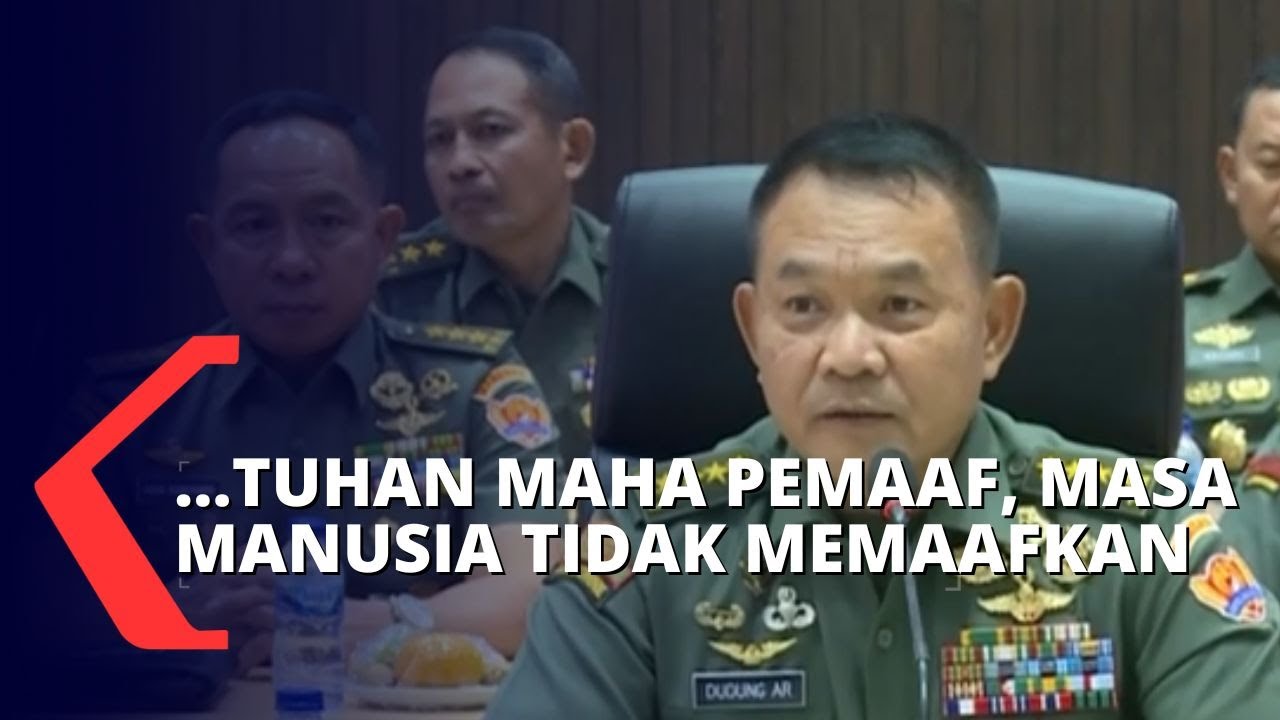 KSAD Dudung Terima Permintaan Maaf Effendi Simbolon: Jadi Pelajaran ...