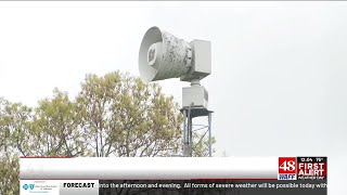 Two warning sirens down for repairs in Madison County