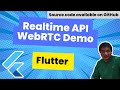 Demo OpenAI Real-time API with WebRTC | Flutter Mobile Application Demo