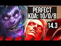 DR. MUNDO vs VLADIMIR (TOP) | 10/0/8, Legendary | KR Master | 14.3