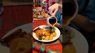 Рождественский обед в моей британской семье #christmasdinner #британскиетрадиции #еда