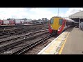 south west trains class 458 0 arriving at clapham junction