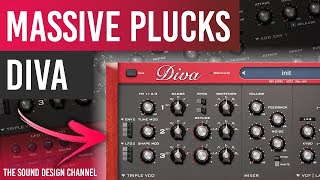 DIVA Tutorial | Huge Pluck Sound, Melodic Techno \u0026 House | Anyma, Afterlife