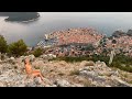 Ride on the Dubrovnik cable car up to Mount Srd | View of Dubrovnik old town | Trip to Croatia 2022