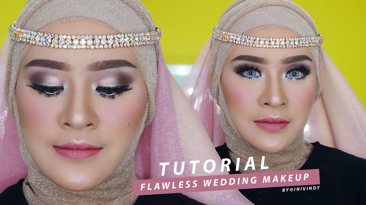 Flawless Wedding Make Up Tutorial Inivindy Youtube