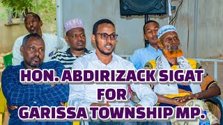 BESHA SAMAWADAL OO UQADEN HON. ABDIRIZACK A. OMAR (SIGAT) KURSIGA MP GARISSA TOWNSHIP 2022