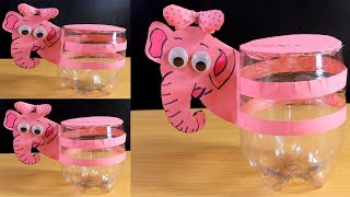 How To Make Piggy Bank | DIY Piggy Bank Craft - Plastic Bottle Craft