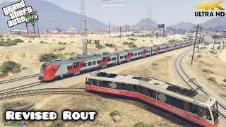 Grand Theft Auto V - Los Santos Local Train Revised Route with 2 Trains Mod