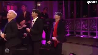 BTS on SNL Boy with Luv Performance (2/2)