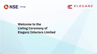 Listing Ceremony of Eleganz Interiors Limited