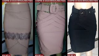 A moda chegou Consiga Saia Social   Saias Femininas com excelentes preços