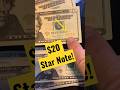 $20 Star Note! Don’t Spend These Rare Dollar Bills! #youtubeshorts #star #note