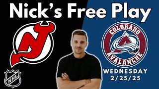 Devils vs Avalanche - NHL Free Prediction l 2/26/25 l NHL Free Best Bets \u0026 NHL Betting Picks