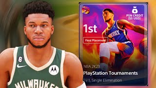 I Played A NBA 2K23 PlayStation Tournament And Dominated With Giannis