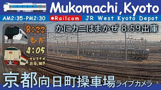 【LIVE】京都 向日町操車場ライブカメラ 2025-02-20 02:35- Kyoto Japan railcam