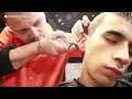 ASMR FULL BARBER SESSION | Haircut, Clean Shave, Earburn, Asmr Head Massage on Veysel Young