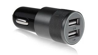 2.1A/1A DUAL USB Car Charger Adapter Space Grey Versions FOR iPhone 6 - Test