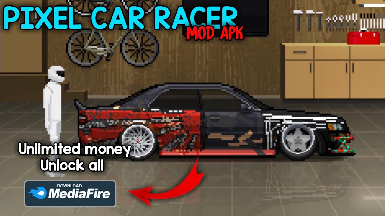 New Download Pixel Car Racer Mod Apk Unlimited Money ёяши Youtube